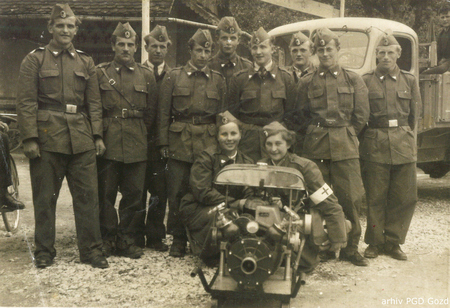 člani PGD Gozd ob prvi motorni brizgalni